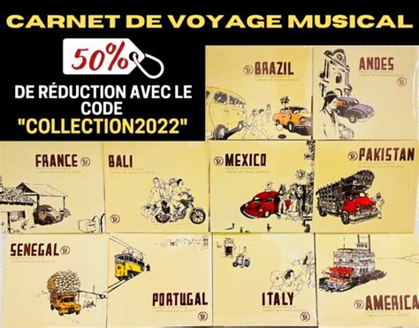 Carnet de voyage collection complète Arion Music