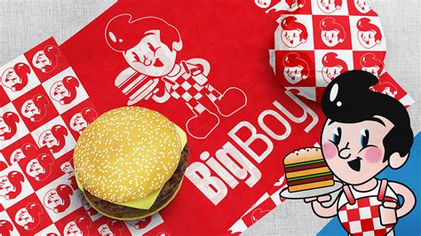 big boy retro rebrand  behance