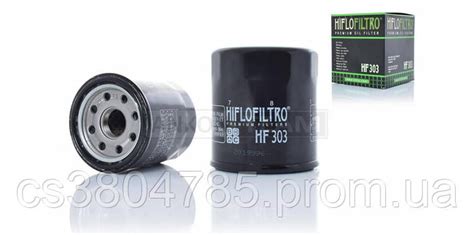 Фильтр масляный мото HF303 D65/H73 черный "HIFLO" ТАЙЛАНД (ID ...