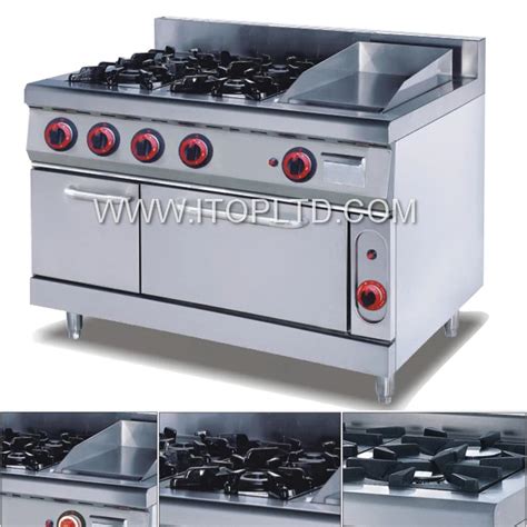 Stainless Steel 4 Burner Gas Cooker With Oven - Buy 4 Burner Gas Cooker ...