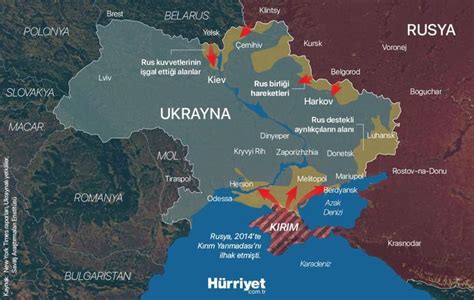 Rusya Ukrayna Sava N N Haritas Bir Ehir Daha Ele Ge Irildi Imdi