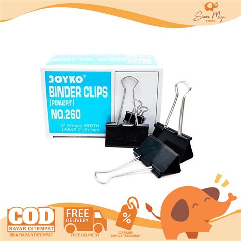 Jual Joyko Binder Clip Penjepit Kertas Shopee Indonesia