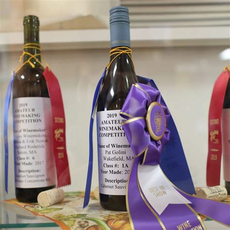 Wine Competition Display Topsfield Fair