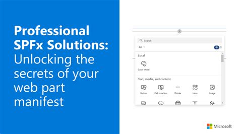 Professional Spfx Solutions Unlocking The Secrets Of Your Web Part