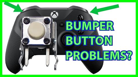 How To Replace And Upgrade An Xbox One Elite Series 2 Bumper Button Tactile Switch Youtube