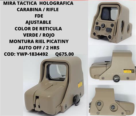 Mira Tactica Holografica Compacta Carabina Rifle Ywp