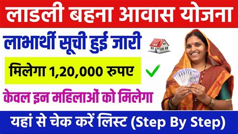 Ladli Behna Awas Yojana Beneficiary List लाडली बहना आवास योजना की