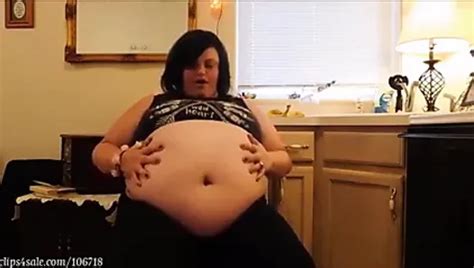 BBW saftiger Engel fettes Mädchen Sandwich Füllung plus Aufstoßen xHamster