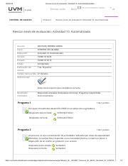 Revisar Env O De Evaluaci N Actividad Automatizada Ndash Pdf