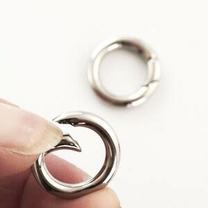 Clasp Stainless Steel Round Circle Triggerless Mm Or Mm