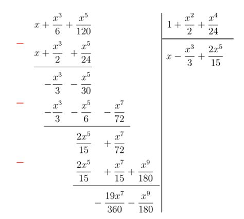 polynom - How to ameliorate this euclidean division - TeX - LaTeX Stack Exchange