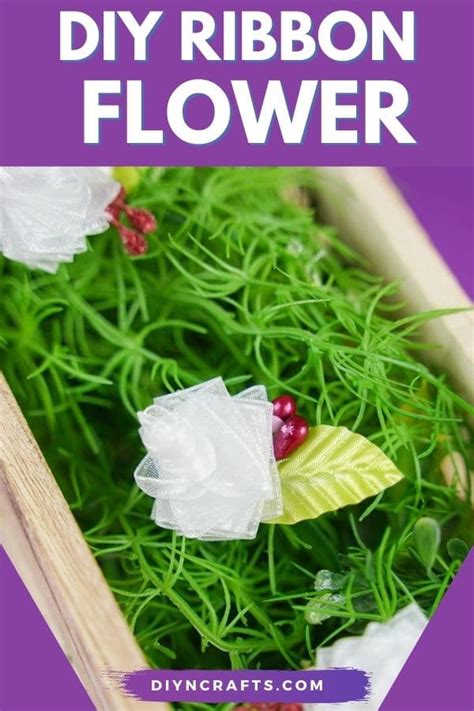 Beautiful Miniature Ribbon Flowers Tutorial Diy And Crafts