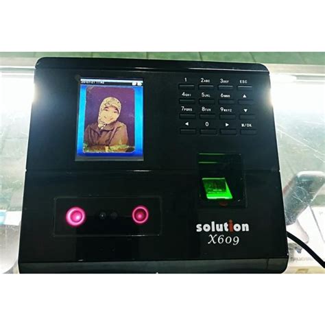 Jual Mesin Absen Absensi Finger Print Sidik Jari WAJAH SOLUTION X 609