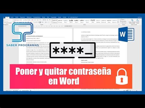 Tutorial paso a paso cómo quitar la contraseña de un documento Word de