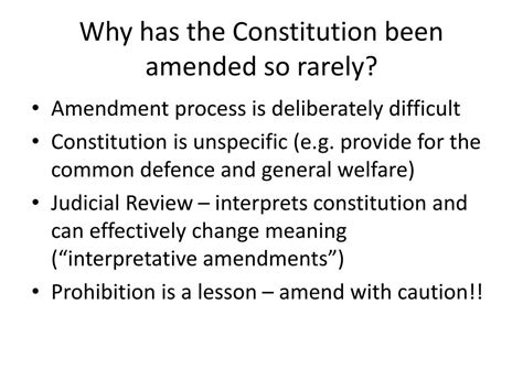 Ppt Constitutional Amendments Powerpoint Presentation Free Download