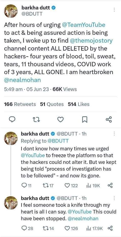 Nisarg Soni On Twitter 😎 😇😊🙂😉 Hackers Target Barkha Dutts Mojostory And Tanmay Bhats Youtube