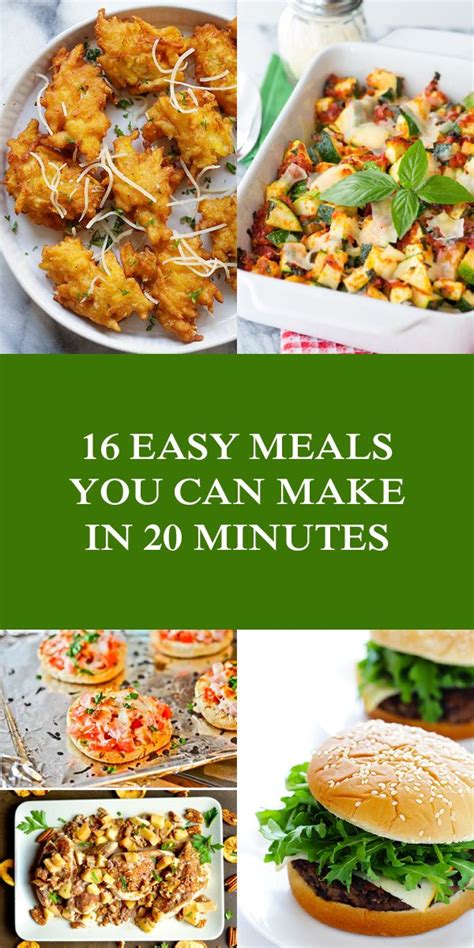 16 Easy Meals You Can Make In 20 Minutes Meals Easy Meals Eat Beef