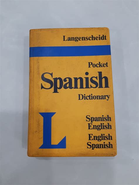 Pocket Spanish Dictionary Hobbies Toys Books Magazines