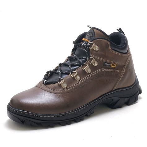 Bota Adventure Sucupira Masculina Em Couro Cor Marrom MG Brasil MMG