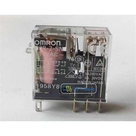 10個入りセット 新品★ Omron ミニパワーリレー【g2r 2 Sn】ac100 110v Qt 00980 Cjft Store