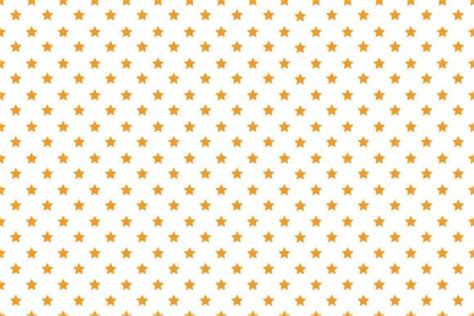 Orange Seamless Stars Patterns On White Graphic By CutePik Creative