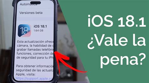 IOS 18 1 VALE LA PENA ACTUALIZAR TU IPHONE YouTube