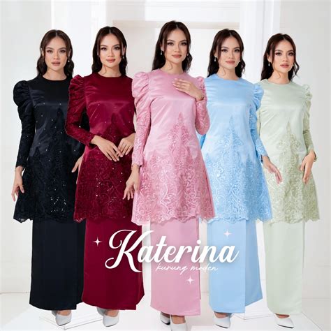 NEESTYLE KATERINA PLUS SIZE Baju Raya 2024 Baju Kurung Moden Puff