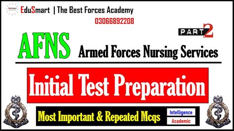 Afns Initial Test 2023 Most Important And Repeated Mcqs Part 2 All