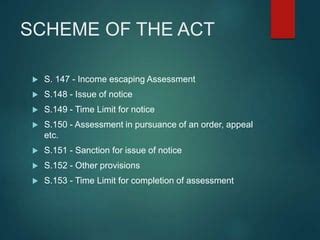 Reopening U S Of The Income Tax Act Ppt