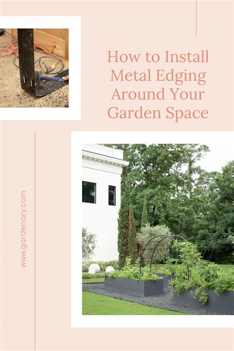 How to Install Metal Edging Around Your Garden Space • Gardenary