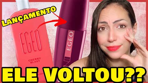 Novo EGEO CHERRY BLAST de O BOTICÁRIO é BOM Ele VOLTOU YouTube