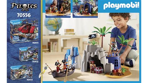 Playmobil® Pirates Pirateninsel Mit Schatzversteck 70556 Smdv