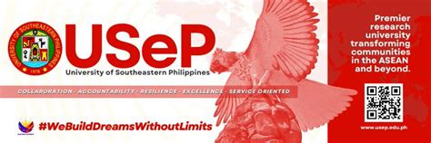 university  southeastern philippines logo brand assets svg png