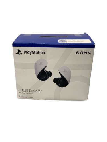 Sony Pulse Explore Wireless Gaming Earbuds White Cfi Zwe1 Ps5 Vg