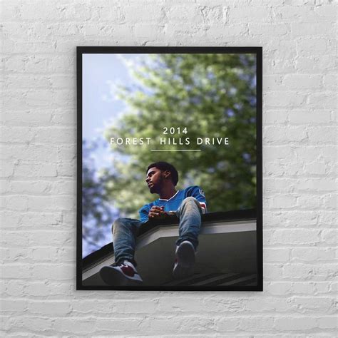 J Cole 2014 Forest Hills Drive Poster Sold By Filing Revered SKU