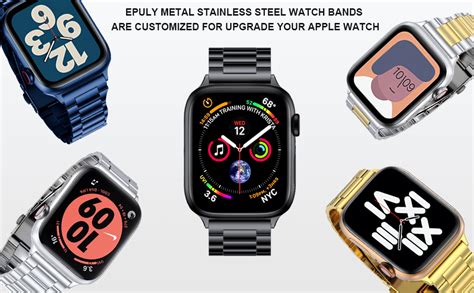 Epuly Compatible With Apple Watch Band 42mm 44mm 45mm 38mm 40mm 41mm Business