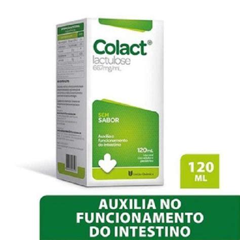 Colact Regulador Intestinal Lactulose Ml Sem Sabor Uniao Quimica