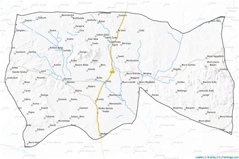 Make Printable Song Maps With Border Masking Cropping Using Leaflet