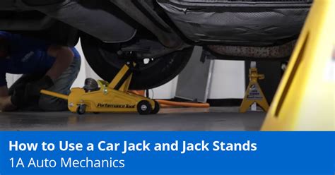 How To Use A Car Jack And Jack Stands Expert Tips A Auto