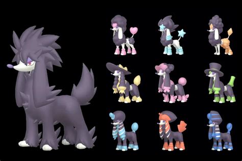 pokemon   shiny furfrou forms  pokemon  trade read