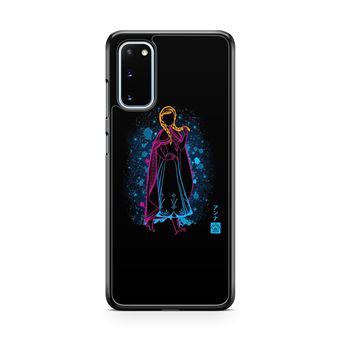 Coque Fifrelin Rigide Noire Pour Samsung Galaxy S20 Anna Elsa Frozen La