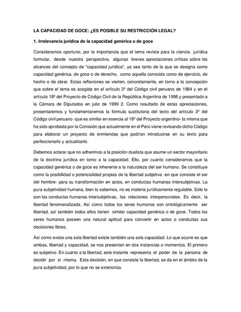 Capacidad De Goce Y Ejercicio 8
