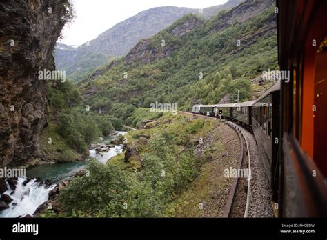 The Flam Railway Stock Photo - Alamy