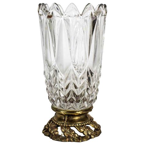 Vintage French Cut Crystal Vase At 1stdibs