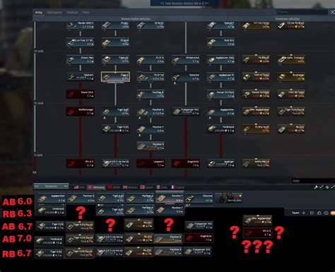 Tank Lineups Help F A Q And Tutorials War Thunder Official Forum