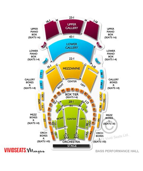 Bass Hall Seating Chart Lower Gallery | Awesome Home