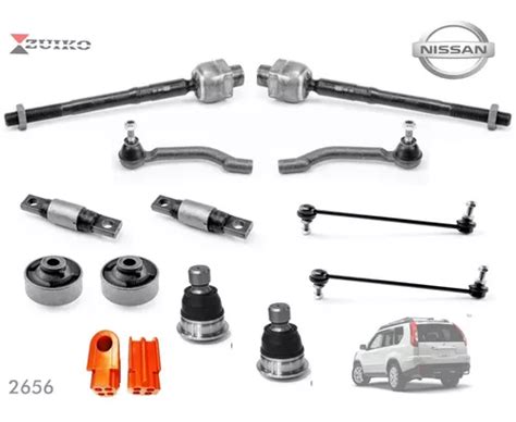 Kit Bieletas Terminales Rotulas Y Bujes Nissan Xtrail Meses Sin