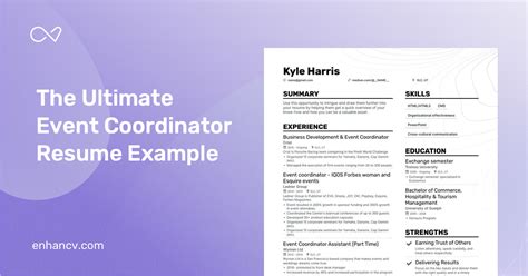 Event Coordinator Resume Examples Guide For