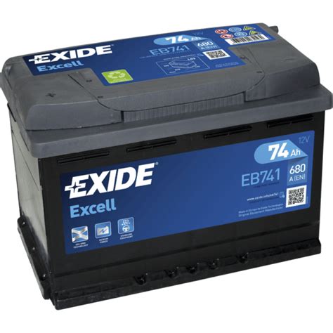 Batterie Exide Excell Eb Ah A En V Bo Te L