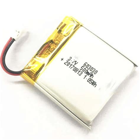 1 Pcs 3.7V 500mAh 603030 Lithium Polymer Ion Battery Tablet Smart Watch ...